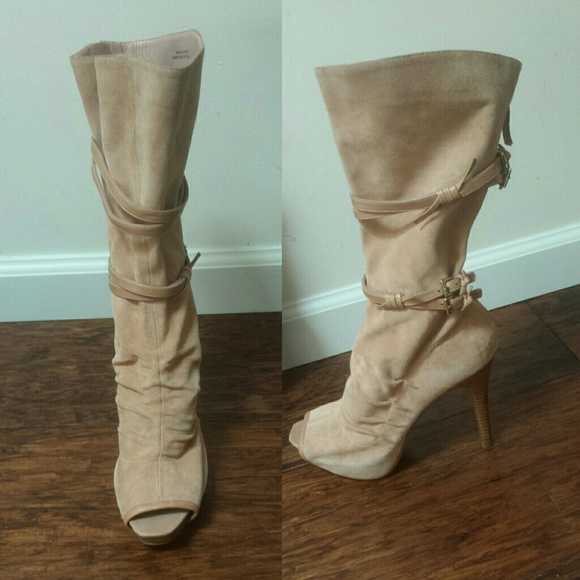 NEW w.tagSample Mid Calf Spring/Fall Fashion Boots