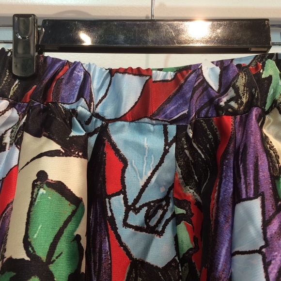 New amazing large floral Gracia  print Skirt - Picture 3 of 3
