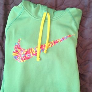 Green Therma-Fit Pullover Hoodie