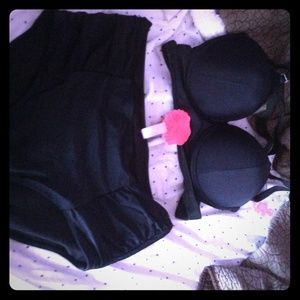 PLUS SIZE HIGH WAISTED SWIM SET