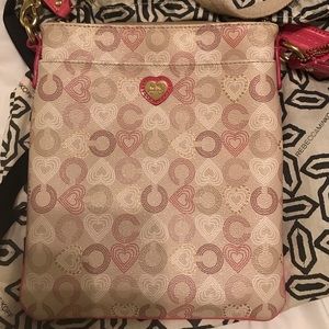 Coach hearts crossbody purse