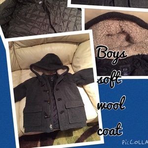 ***SOLD on TOTSPOT***soft wool texture coat