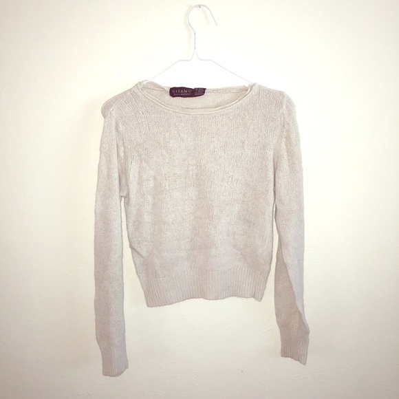 Cream colored sweater!