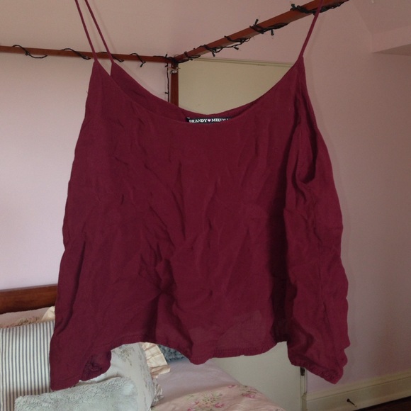 Brandy Melville Burgundy Tank