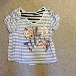 Reversible wild thing graphic tee