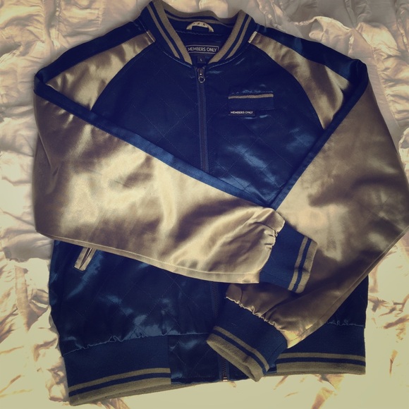 Urban Outfitters Jackets & Blazers - Urban Outfitters Members only Satin Bomber Jacket