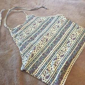 patterned crop top