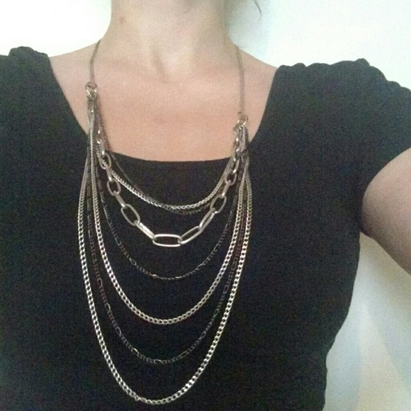 Adjustable Multi Chain Necklace - Picture 1 of 2