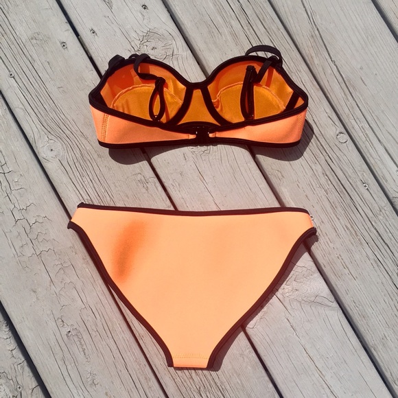 2 for $25 Beautiful coral neoprene bikini - Picture 2 of 4