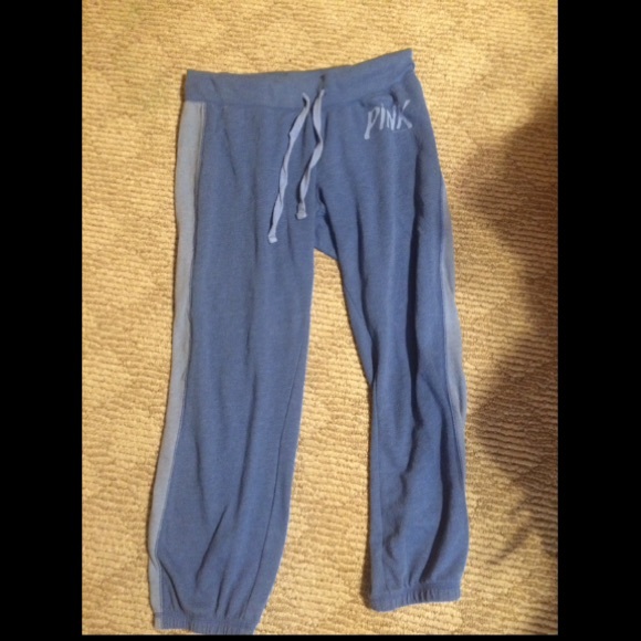 Royal blue VS sweat pant capris!