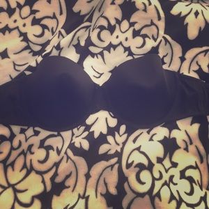 Sweet Nothings Strapless Black Bra Size 38D