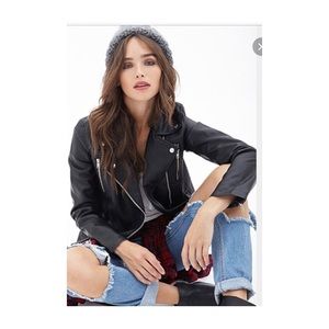 Forever 21 leather jacket . NEVER WORN BEFORE