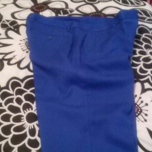 Royal Blue Dress Pants/Capris