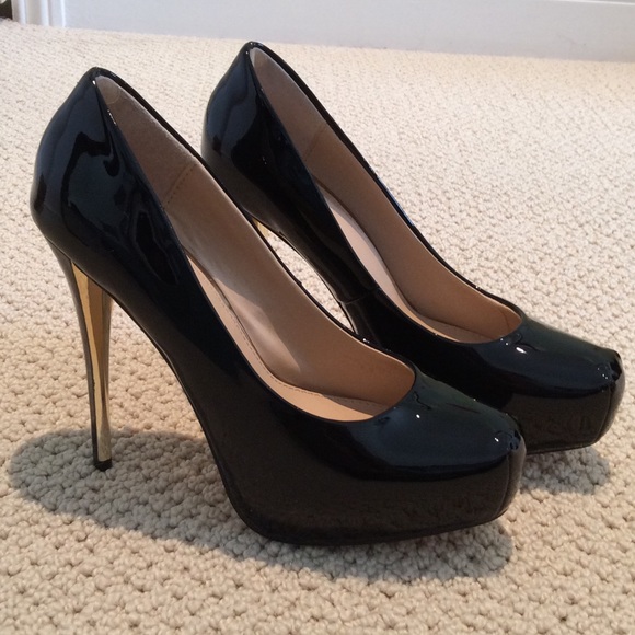 Dolce Vita Beyla Black Patent Heels