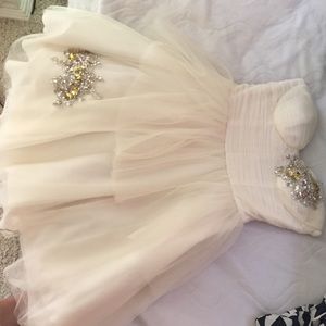 Off white formal dress