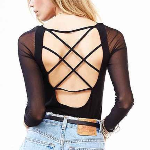 Silence + Noise Strap-Back Mesh Tee