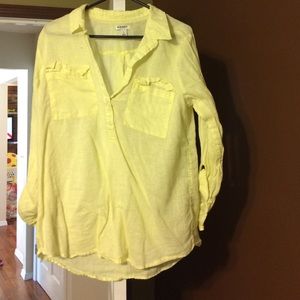 Old navy linen blend top