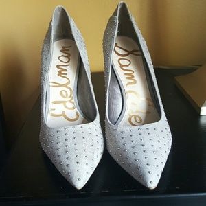 Sam Edelman Dean Studded Pump 8.5 New Gray