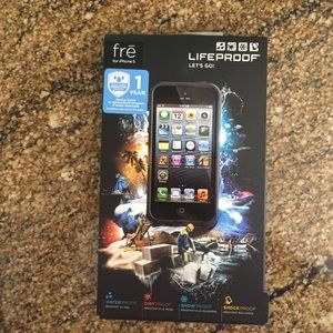Black/Grey Lifeproof iPhone 5/5s case