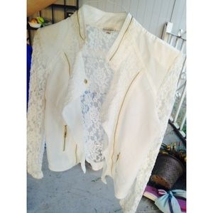 White lace jacket