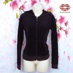 VELVET HOODIE. PURPLE. 🎀Juicy Couture