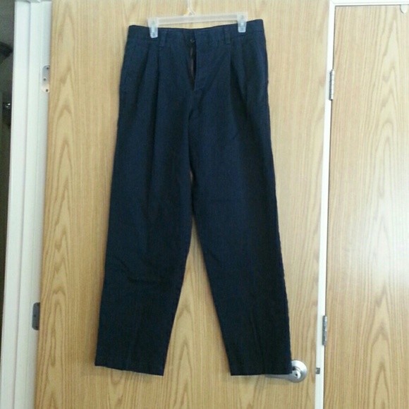 Navy blue pants men's