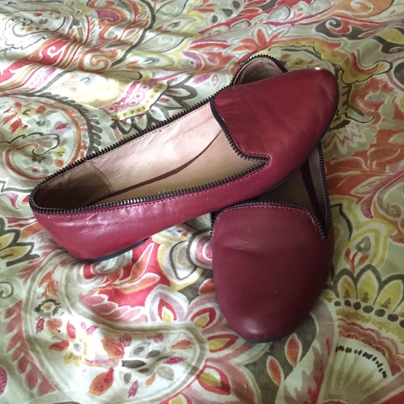 Red Aldo flats