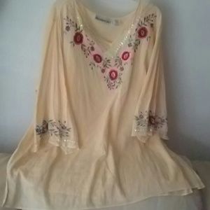 Yellow Midsleeve top