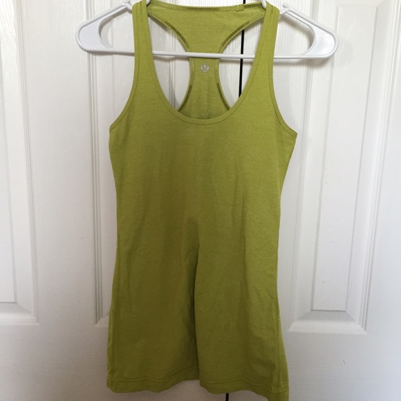 Green cool racer back lululemon