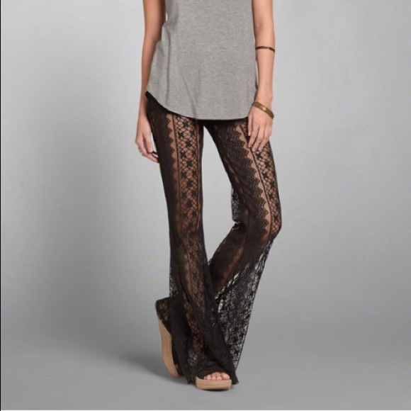 A&F Lace Leg Flares