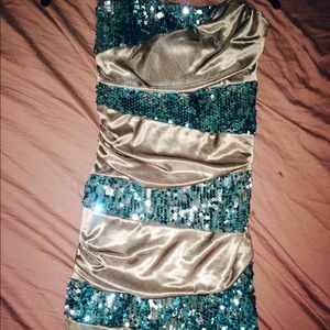 Beautiful strapless dress