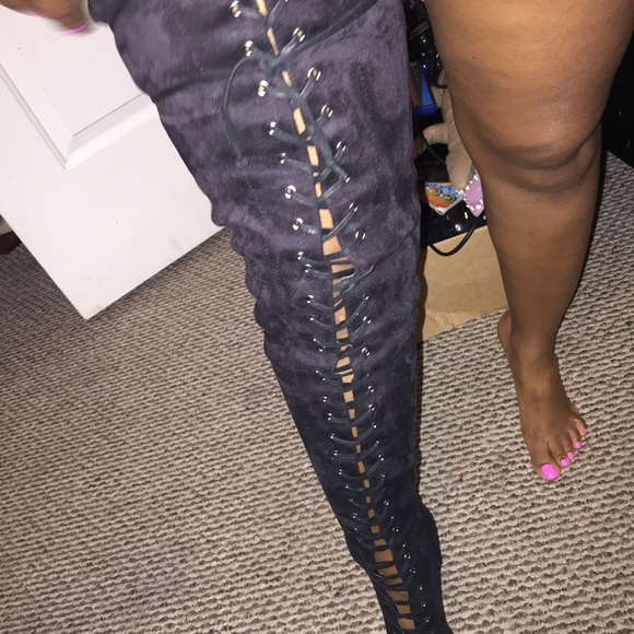Pre-owned pair of Piarry Thigh High Boots