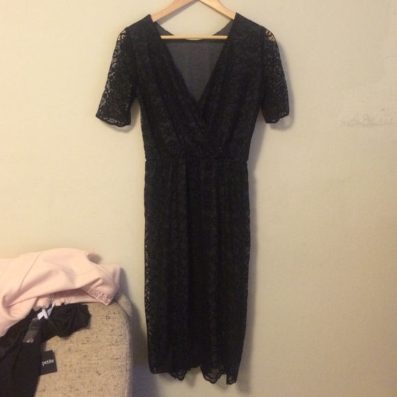 Asos lace midi dress