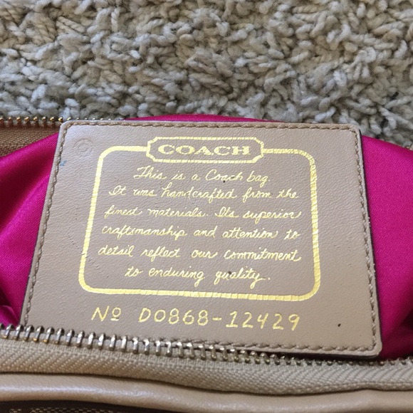 Authentic brown Coach bag - Picture 2 of 2