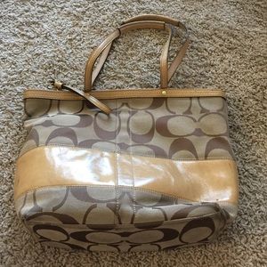 Authentic brown Coach bag