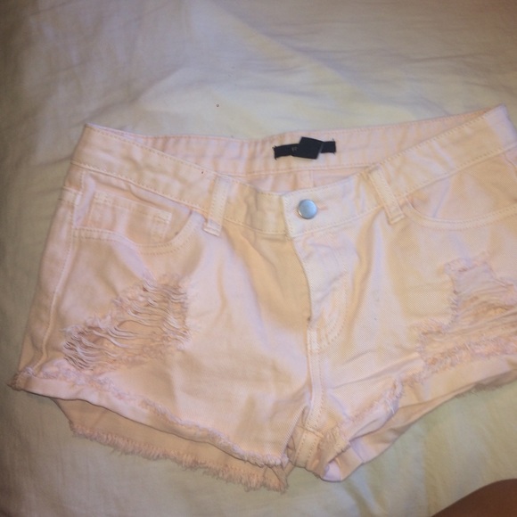 NWOT Forever 21 Light Pink Denim Shorts
