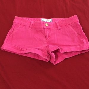 Abercrombie pink shorts. Size 2