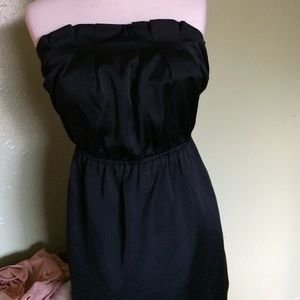 Black sleeveless cocktail dress