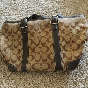 Authentic brown Coach bag