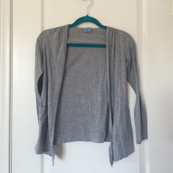 Grey cardigan