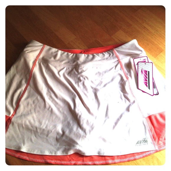 Avia platinum spandex tennis skirt