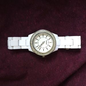 White fossil watch perfect condition