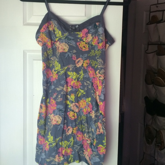NWOT Printes Urban Outfitters Bodycon Slip Dress
