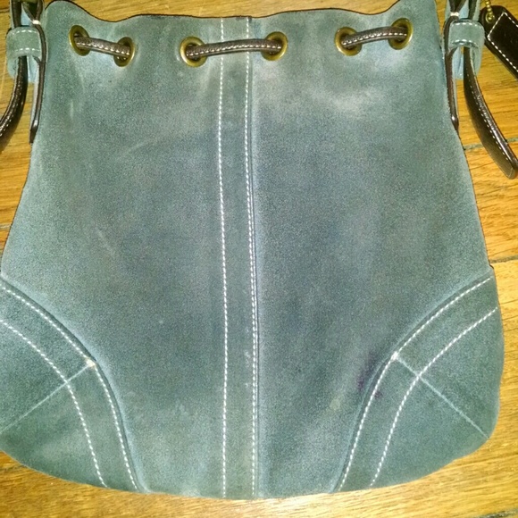Coach suede crossbody bag - Picture 3 of 4