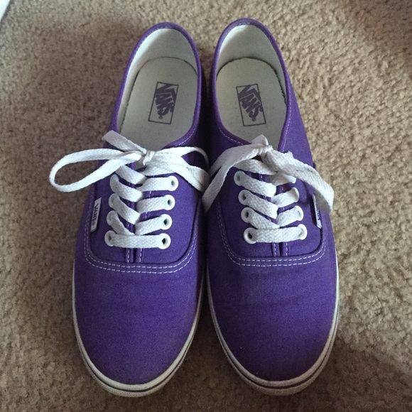 Purple Authentic Lo Pro Vans