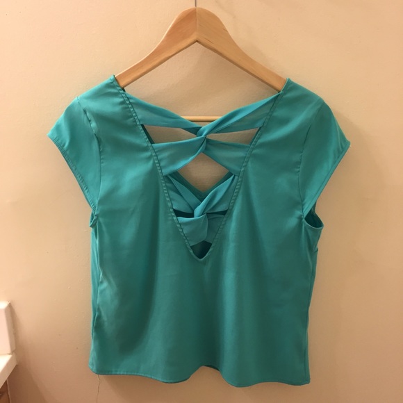 Mint Top from Express - Picture 2 of 4