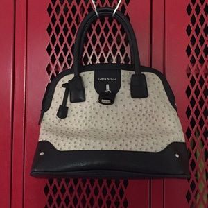 Two tone London Fog handbag
