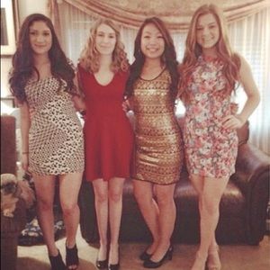 Maroon dress