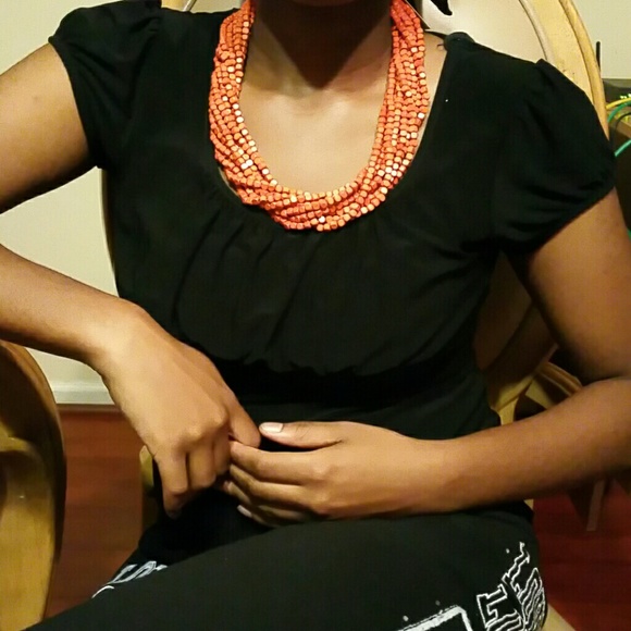 Orange necklace