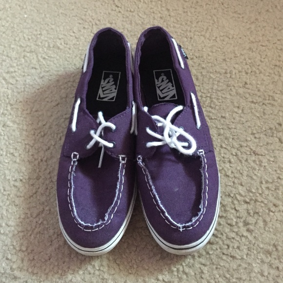 Purple Chaufetts Vans